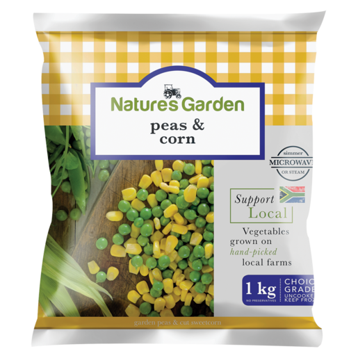 Nature's Garden Frozen Peas & Corn 1kg