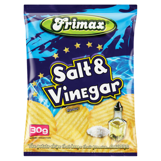 Frimax Salt & Vinegar Flavoured Potato Chips 30g