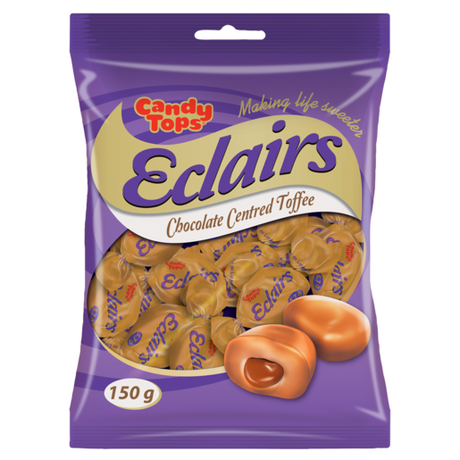 Candy Tops Chocolate Eclairs 150g