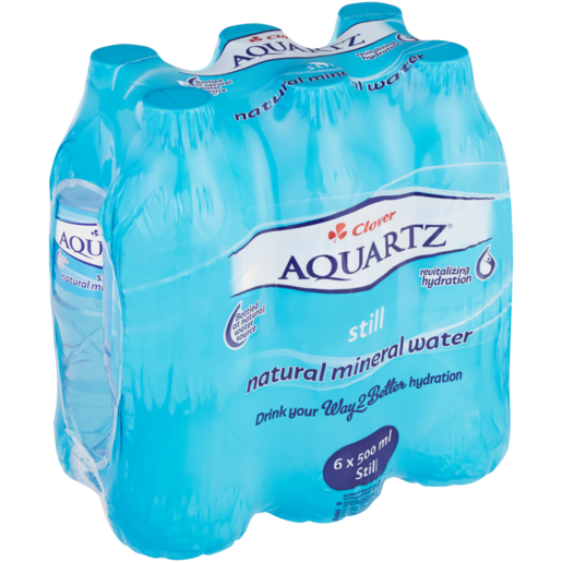Aquartz Still Water Bottles 6 x 500ml