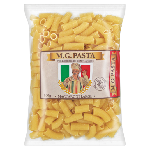 M.G Pasta Large Macaroni 500g
