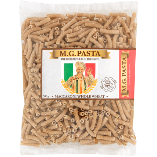 M.G. Pasta Whole Wheat Maccaroni 500g