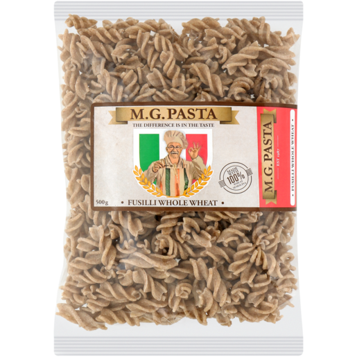 M.G. Pasta Whole Wheat Fusilli 500g
