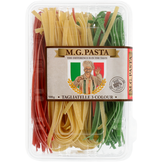 M.G. Pasta 3 Colour Tagliatelle 500g