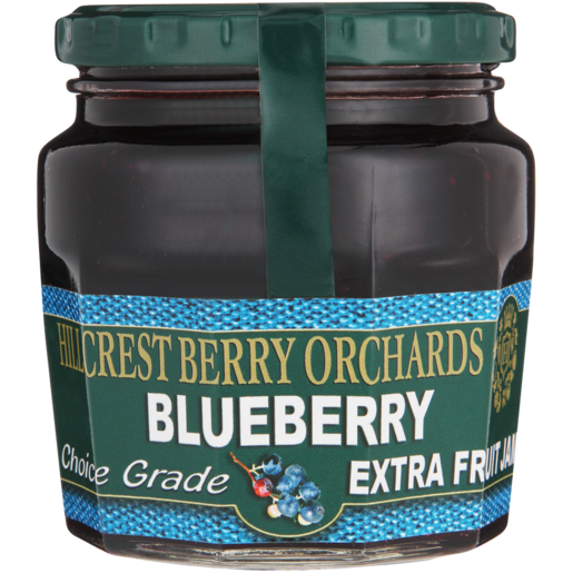 Hillcrest Berry Orchards Blueberry Extra Fruit Jam Jar 300g
