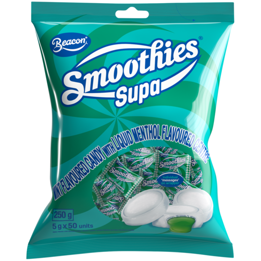 Smoothies Supa Mint Flavoured Candy 250g