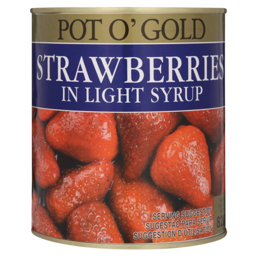 Pot O' Gold Strawberries In Light Syrup 820g