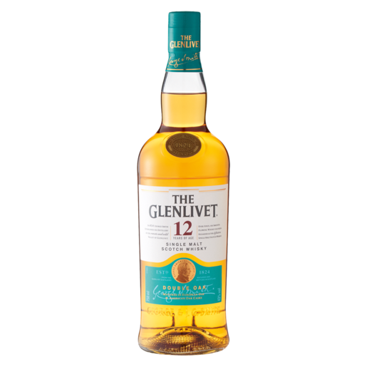 The Glenlivet 12 Year Old Single Malt Scotch Whisky Bottle 750ml