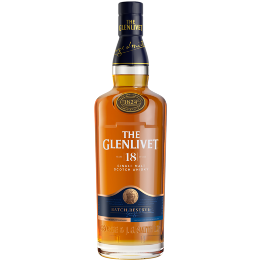 The Glenlivet 18 Years Old Single Malt Scotch Whisky Bottle 750ml