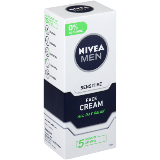 NIVEA MEN Sensitive Face Cream Tube 75ml