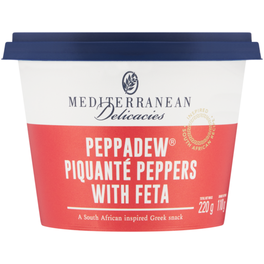 Mediterranean Delicacies Peppadew Peppers With Feta 220g