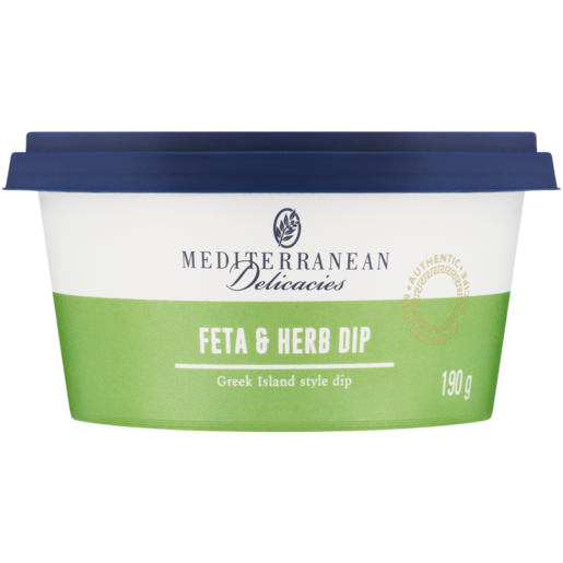 Mediterranean Delicacies Feta & Herb Dip 190g