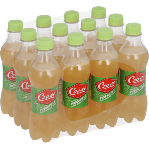 Coo-ee Pineapple Flavoured Soft Drink Bottles 12 x 300ml