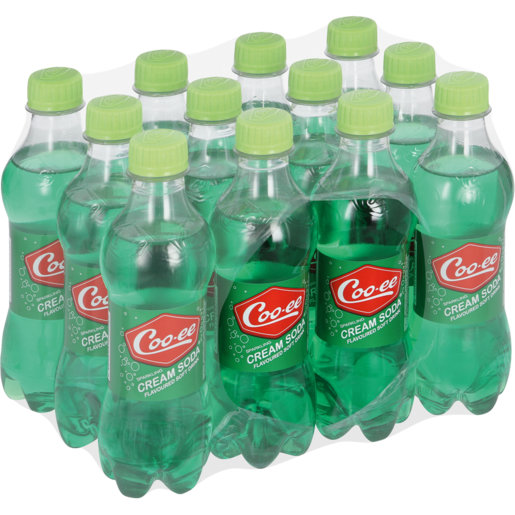 Coo-ee Cream Soda Flavoured Soft Drink Bottles 12 x 300ml