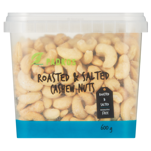 Padkos Roasted & Salted Cashew Nuts 600g