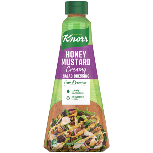 Knorr Creamy Honey & Mustard Salad Dressing 340ml