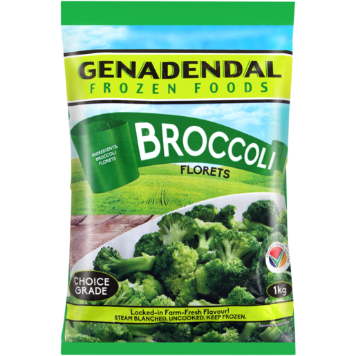 Genadendal Frozen Broccoli Florets Pack 1kg