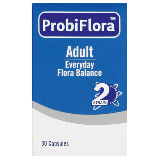 Probiflora 2 Strain Adult Everyday Flora Balance Capsules 30 Pack