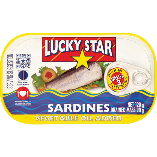 Lucky Star Sardines In Vegetable Oil 120g