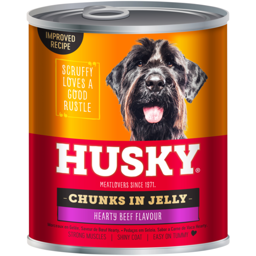 Husky Beef Chunks In Jelly Dog Food 775g