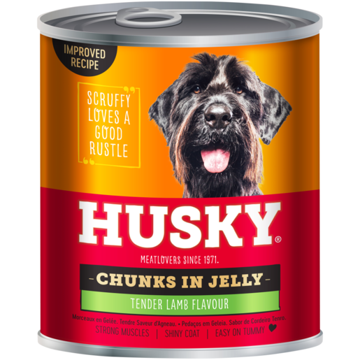 Husky Lamb Chunks In Jelly Dog Food 775g