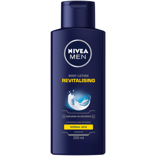 NIVEA MEN Revitalising Body Lotion Bottle 250ml
