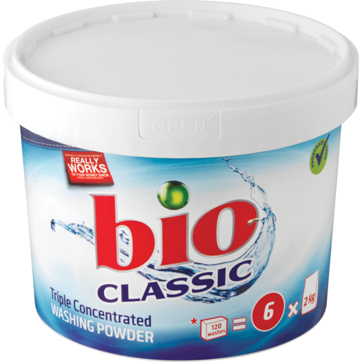 Bio Classic Triple Action Concentrated Washing Powder 3kg