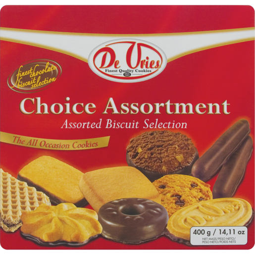 De Vries Choice Assortment Biscuits 400g