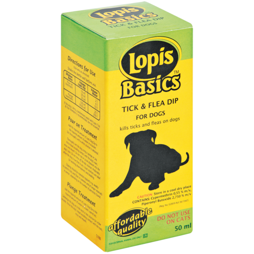 Lopis Basics Dogs Tick & Flea Dip 50ml