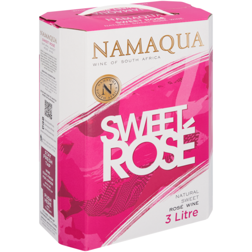Namaqua Natural Sweet Rosé Wine Box 3L