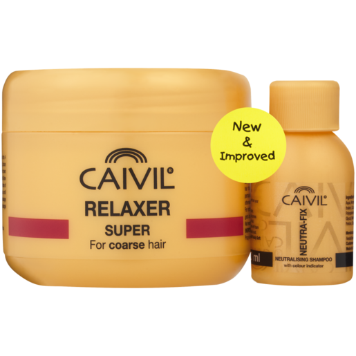 Caivil No Lye Super Relaxer & Shampoo Set 2 Piece