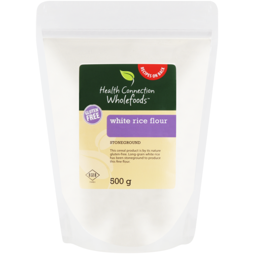Health Connection Wholefoods White Rice Flour 500g