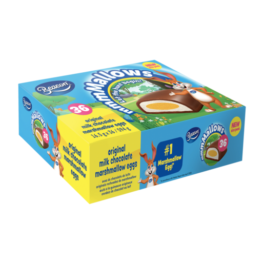 Beacon mmmMallow Milk Chocolate Mallow Egg 36 Pack