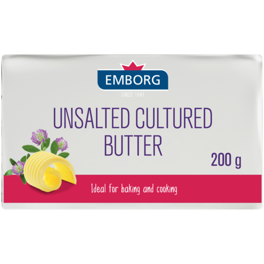Emborg Unsalted Butter Brick 200g