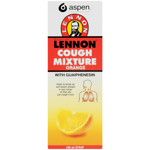 LENNON Orange Flavoured Cough Mixture 100ml
