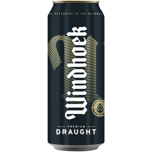 Windhoek Premium Draught Beer Can 440ml