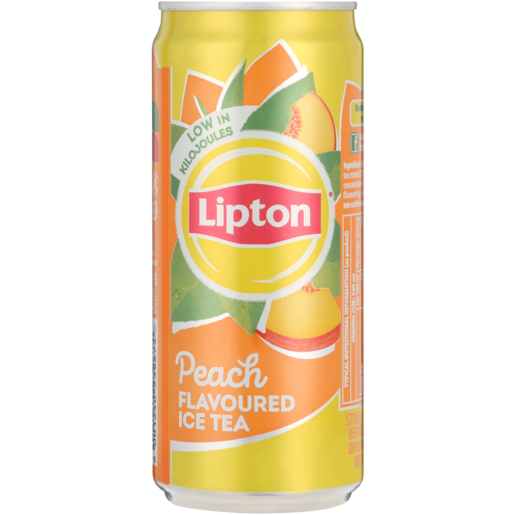 Lipton Peach Flavoured Ice Tea Can 300ml