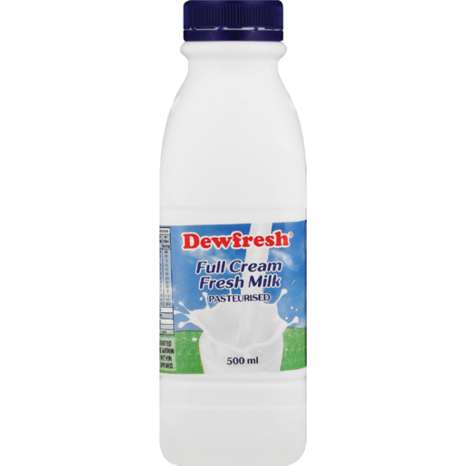 Dewfresh Fresh Full Cream Milk 500ml