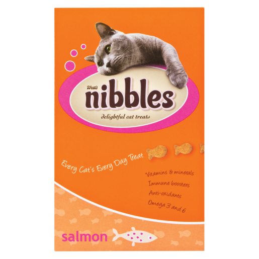 Nibbles Salmon Flavoured Cat Biscuits 250g