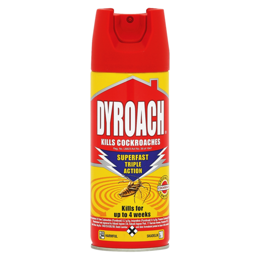 Dyroach Cockroaches Aerosol Insecticide 180ml