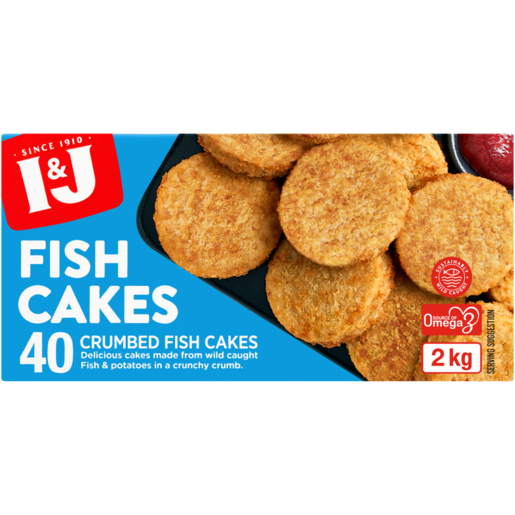 I&J Frozen Fish Cakes 2kg