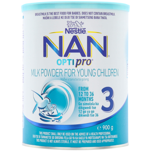 Nestlé NAN OPTIpro Stage 3 Milk Powder for Young Children 900g