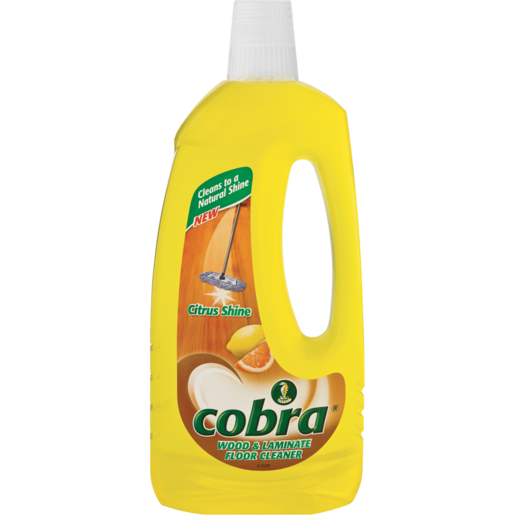 Cobra Citrus Shine Wood & Laminate Floor Cleaner 750ml