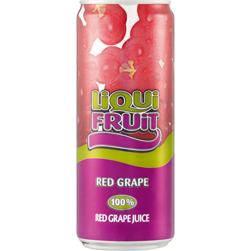 Liqui Fruit Red Grape Fruit Juice Can 300ml
