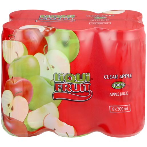 Liqui Fruit Clear Apple Fruit Juice 6 x 300ml