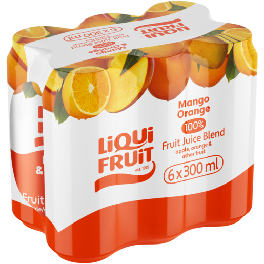 Liqui Fruit Mango & Orange Fruit Juice Blend 6 x 300ml