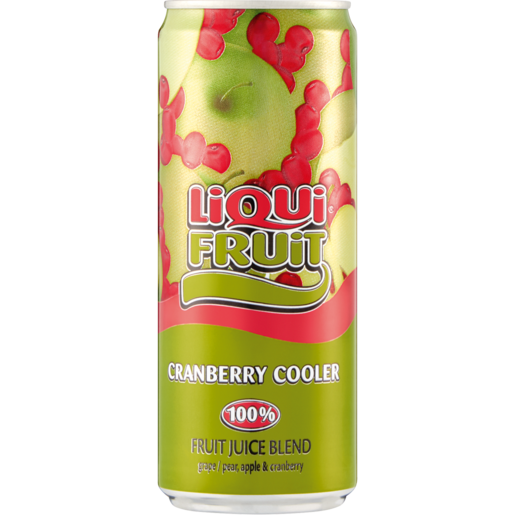 Liqui Fruit Cranberry Cooler Fruit Juice Blend Can 300ml