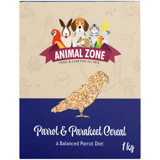 Animal Zone Parrot & Parakeet Cereal 1kg