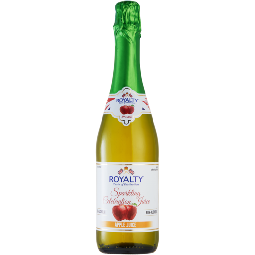 Royalty Sparkling Apple Juice Bottle 750ml