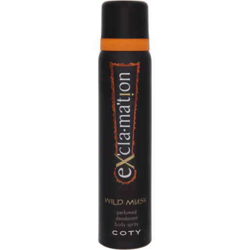 Coty Exclamation Wild Musk Ladies Deodorant Spray 90ml